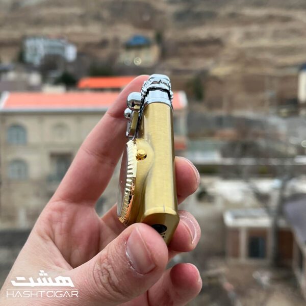 فندک دو حالته تمساح ساعت دار Crocodile Lighter Clock