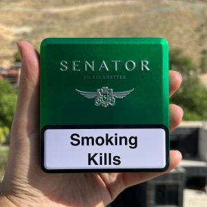 سیگار سناتور سیب سبز فلزی Senator Double Apple